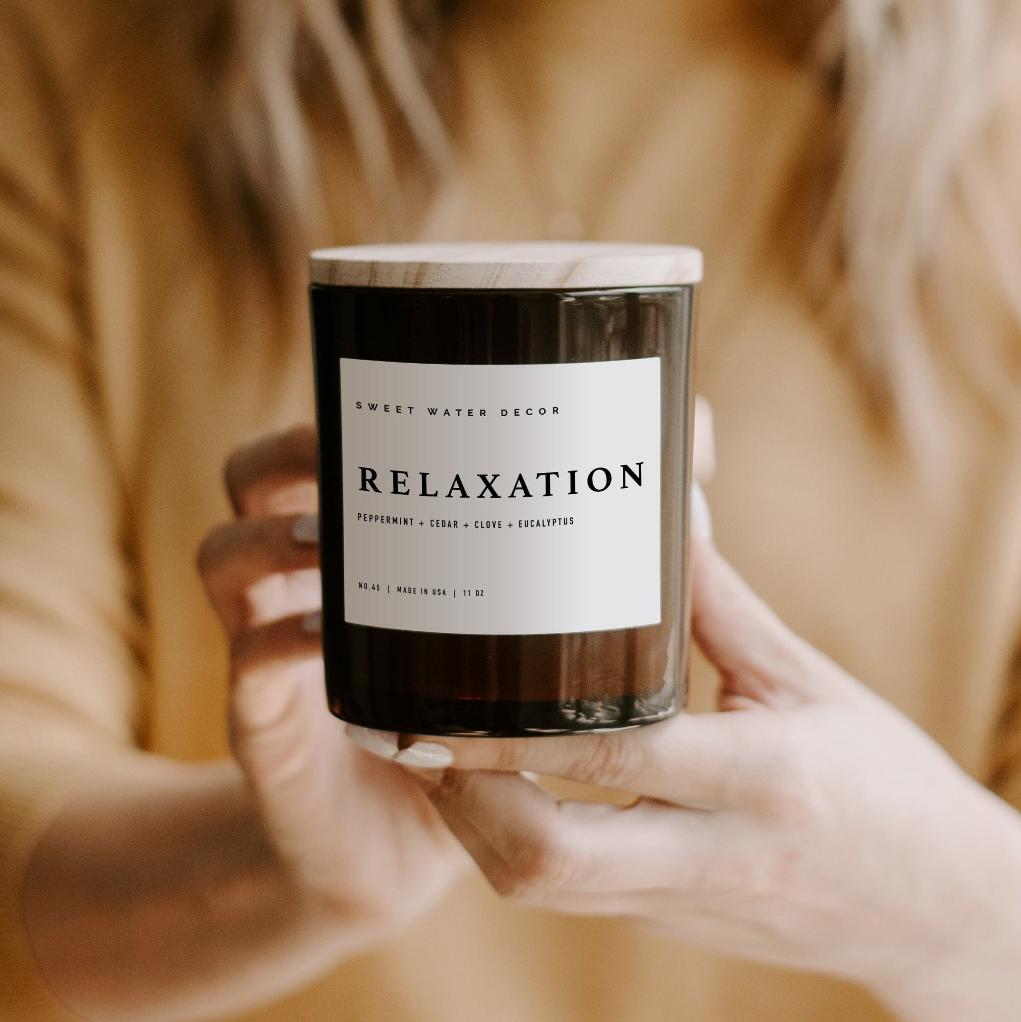 Relaxation Amber Jar Candle