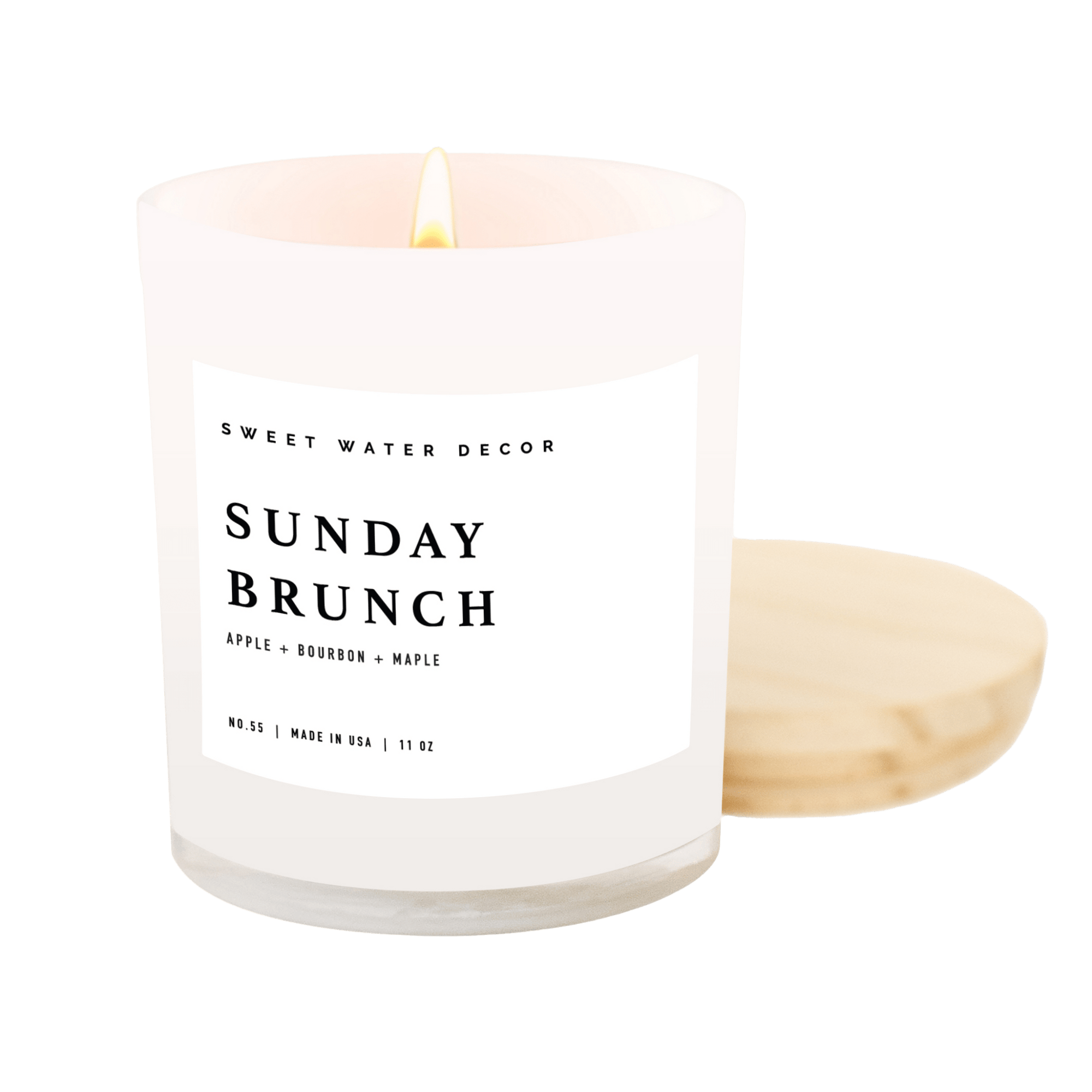 Sunday Brunch White Jar Candle