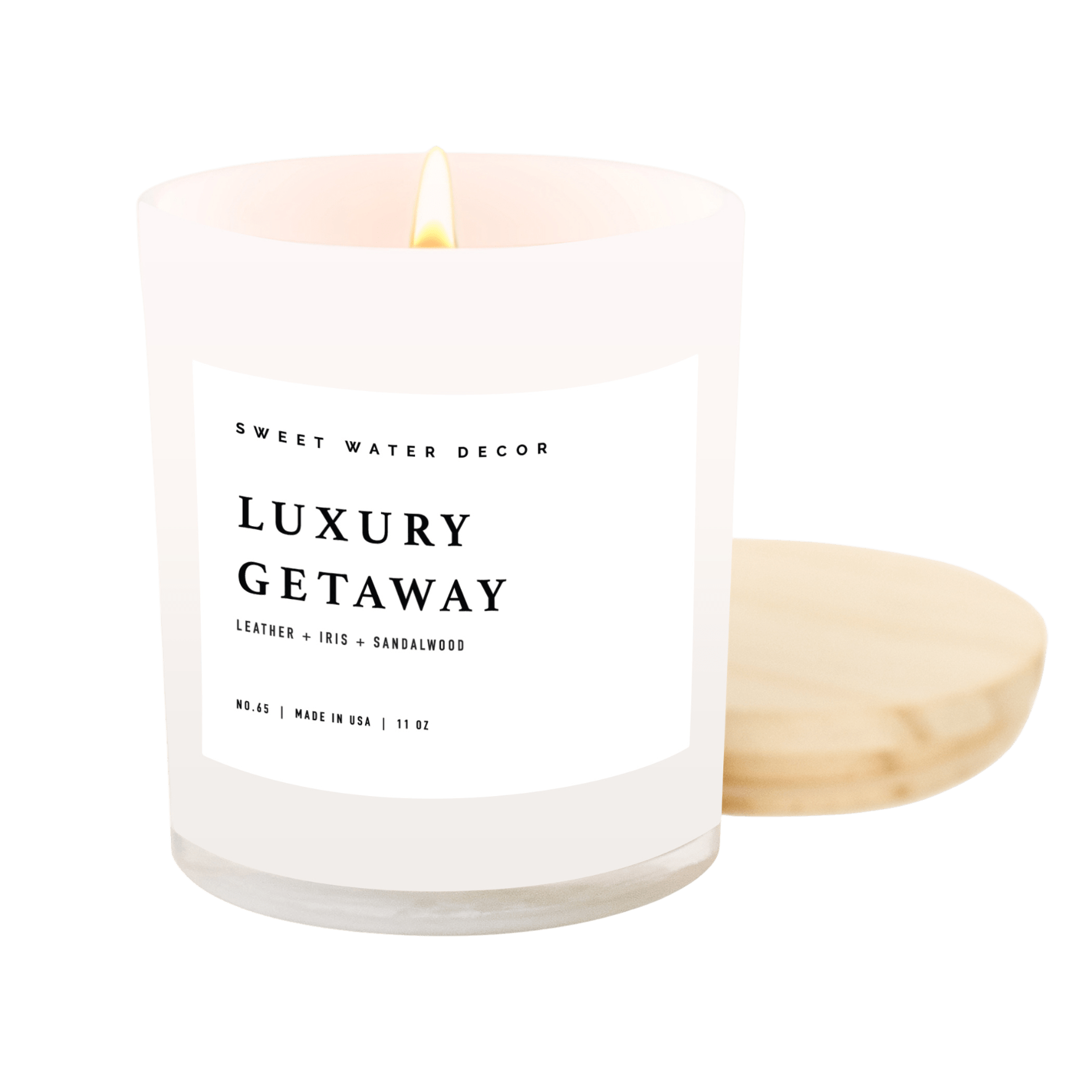 Luxury Getaway White Jar Candle