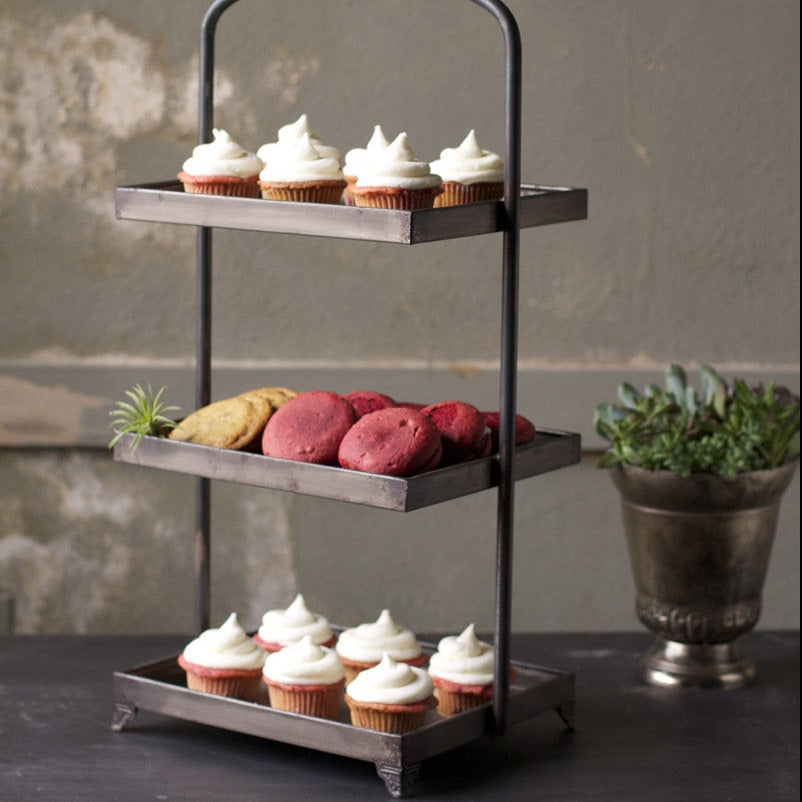 Three Tier Metal Display Stand