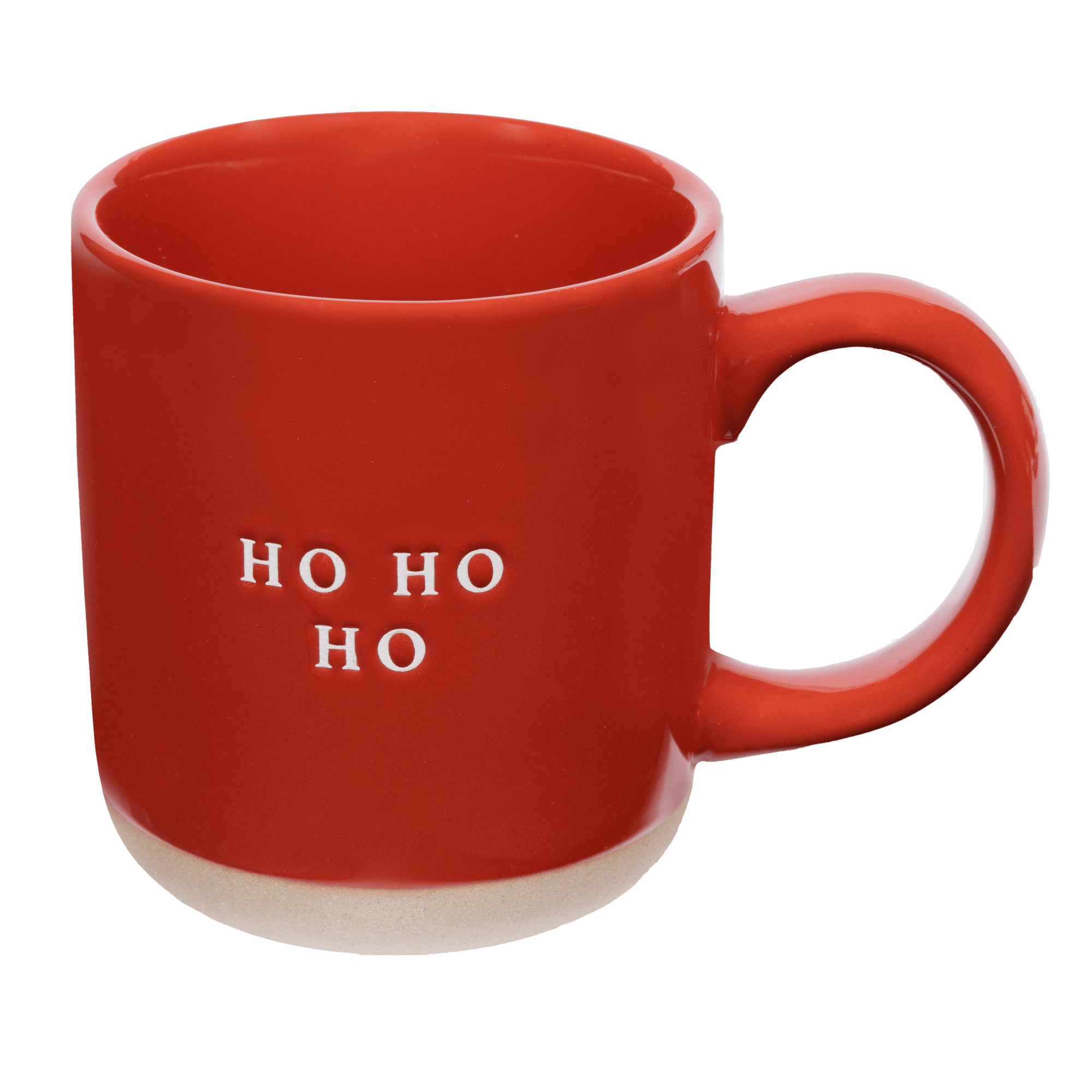 Ho Ho Ho Red Stoneware Coffee Mug