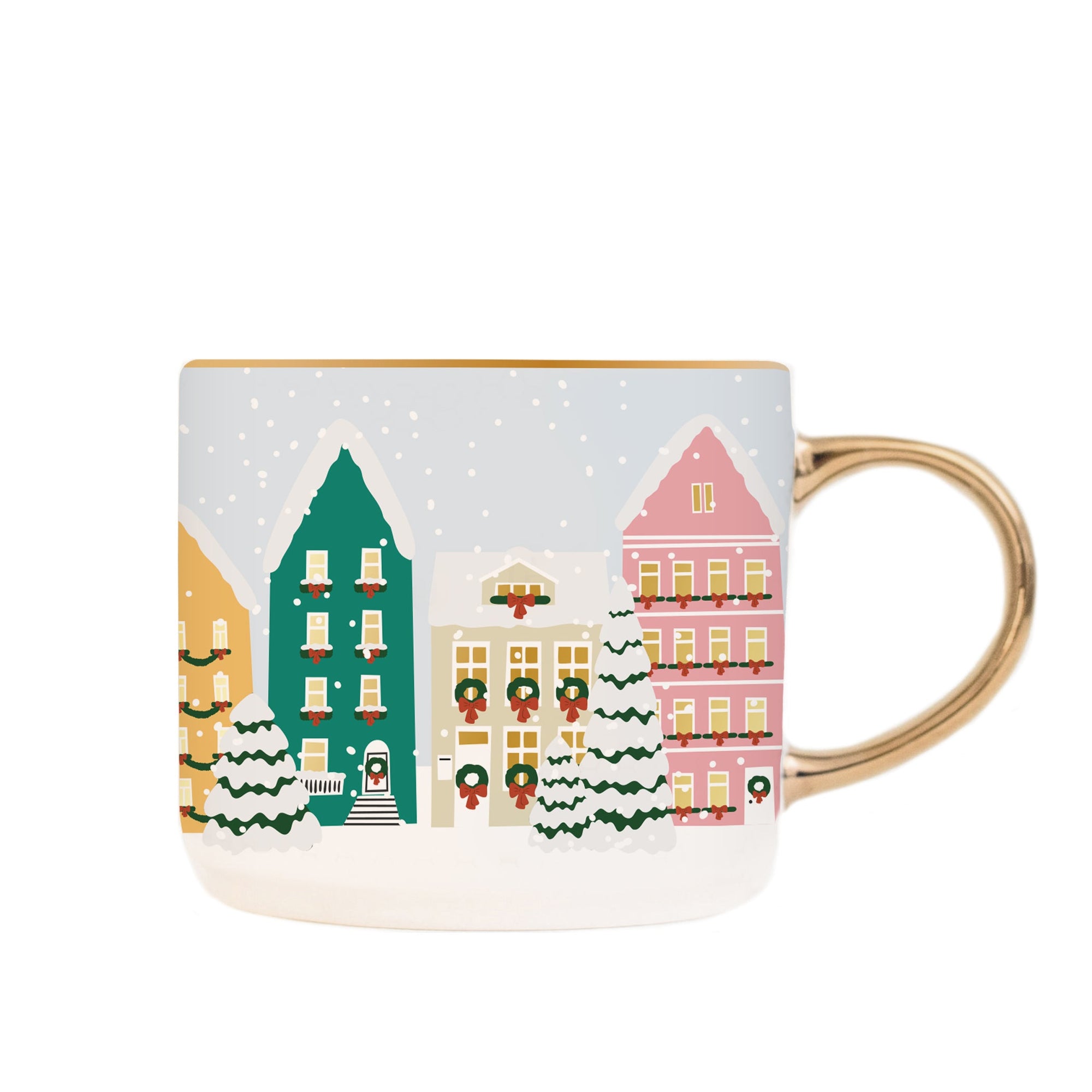 Christmas Village Coffee Mug 17oz.