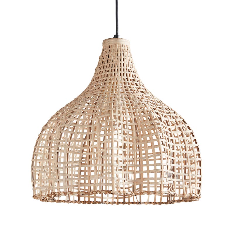 Natural Cane Hanging Lamp