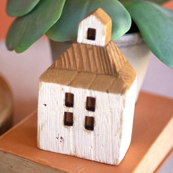 Rustic Wooden Houses Set