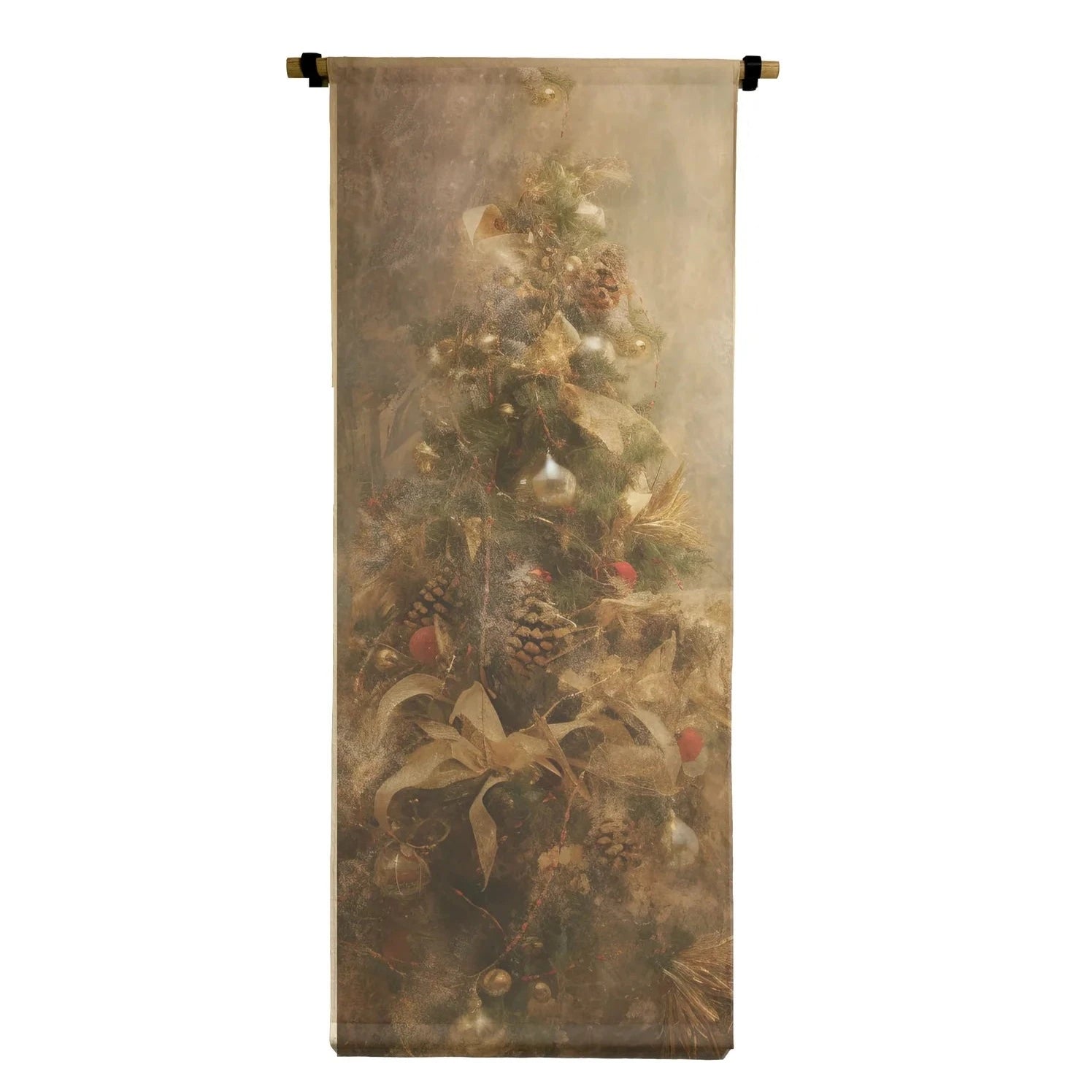 Christmas Tree Vertical Canvas Scroll