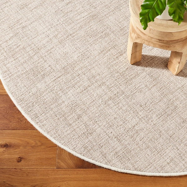 Dash & Albert Crosshatch Ivory Micro Hooked Wool Rug