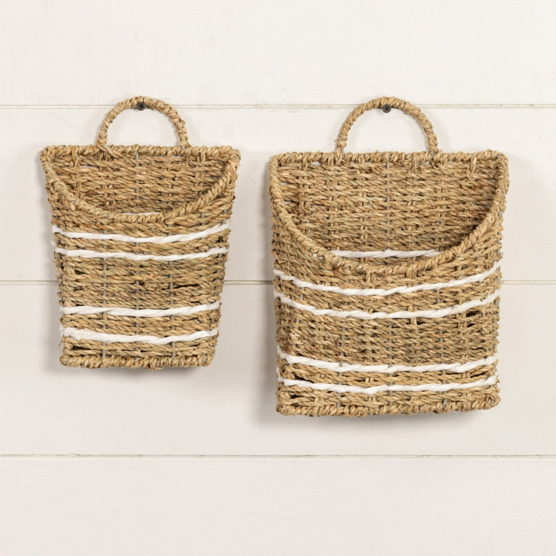 Hanging Woven Basket Set