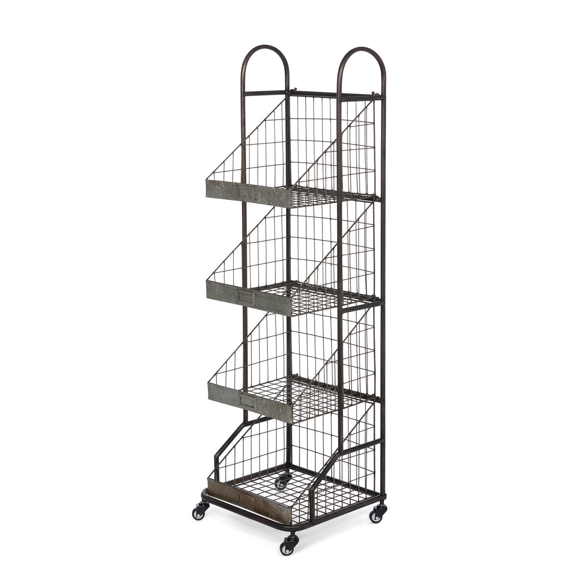 Grocer's Metal Bread Rack