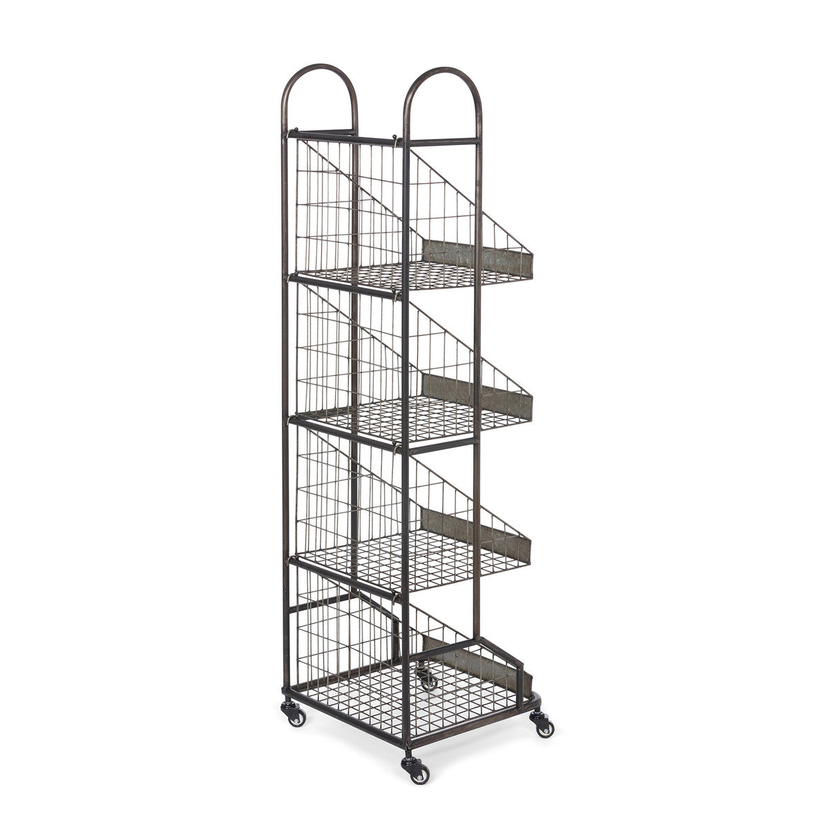 Grocer's Metal Bread Rack