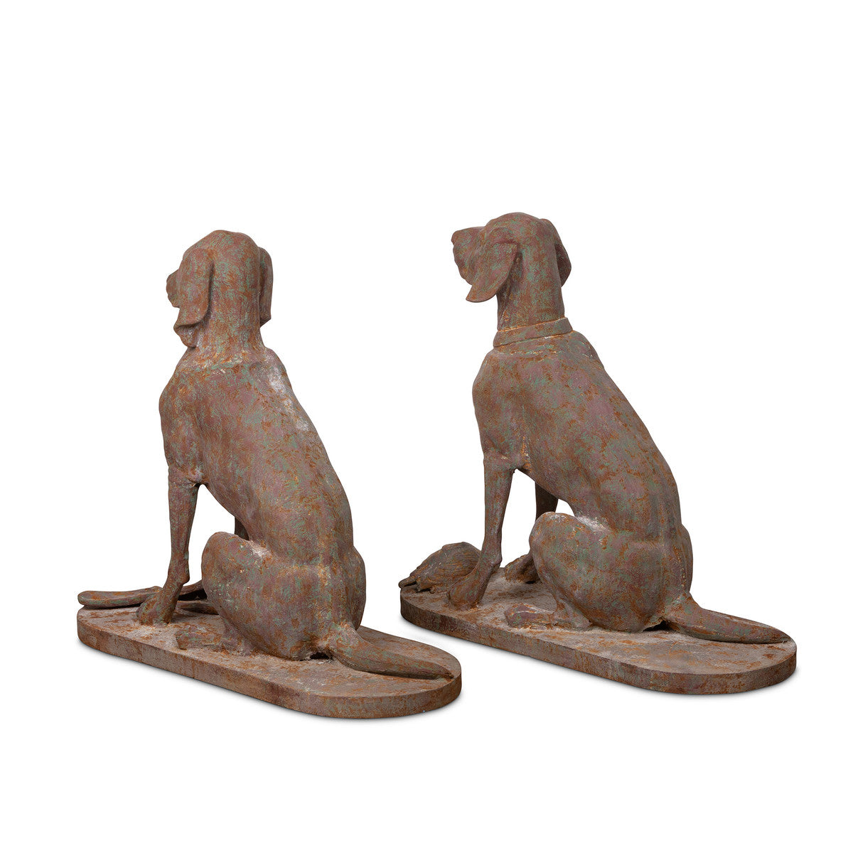 Cast Iron Hound Pair