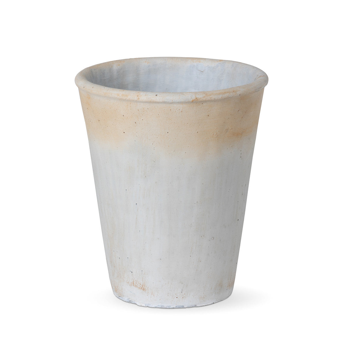 Distressed Concrete Tall Medium Planter