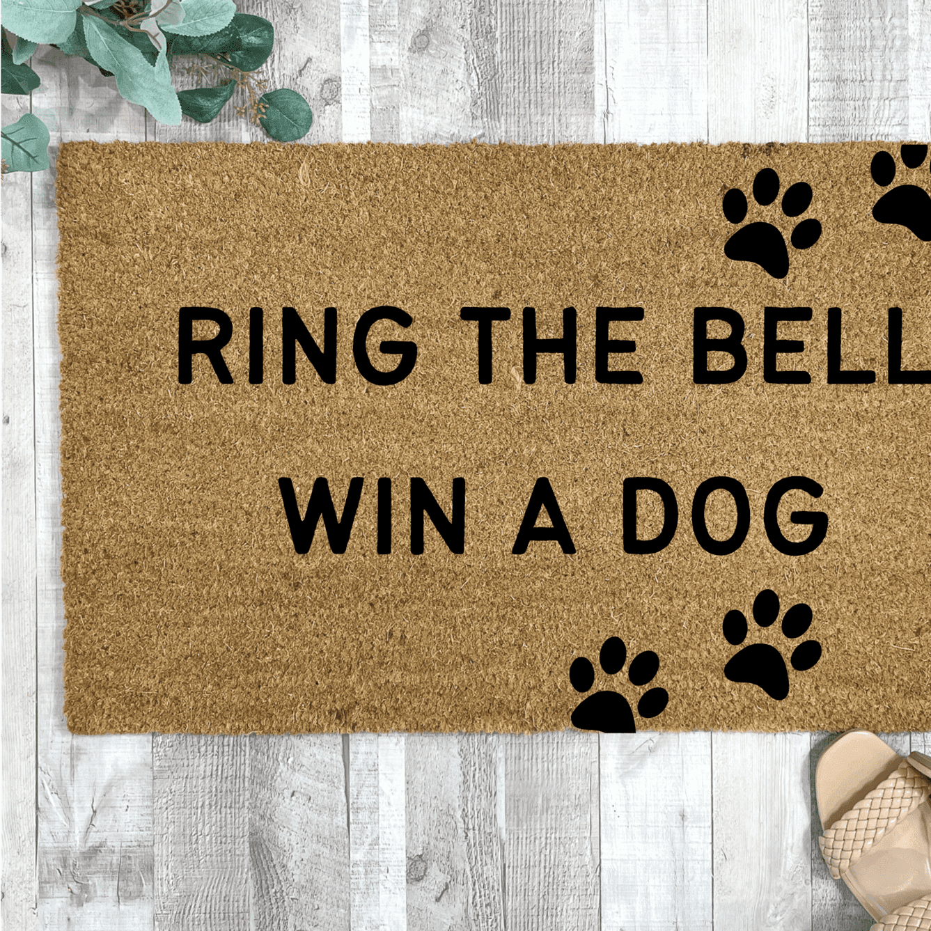 Funny Dog Themed Doormat