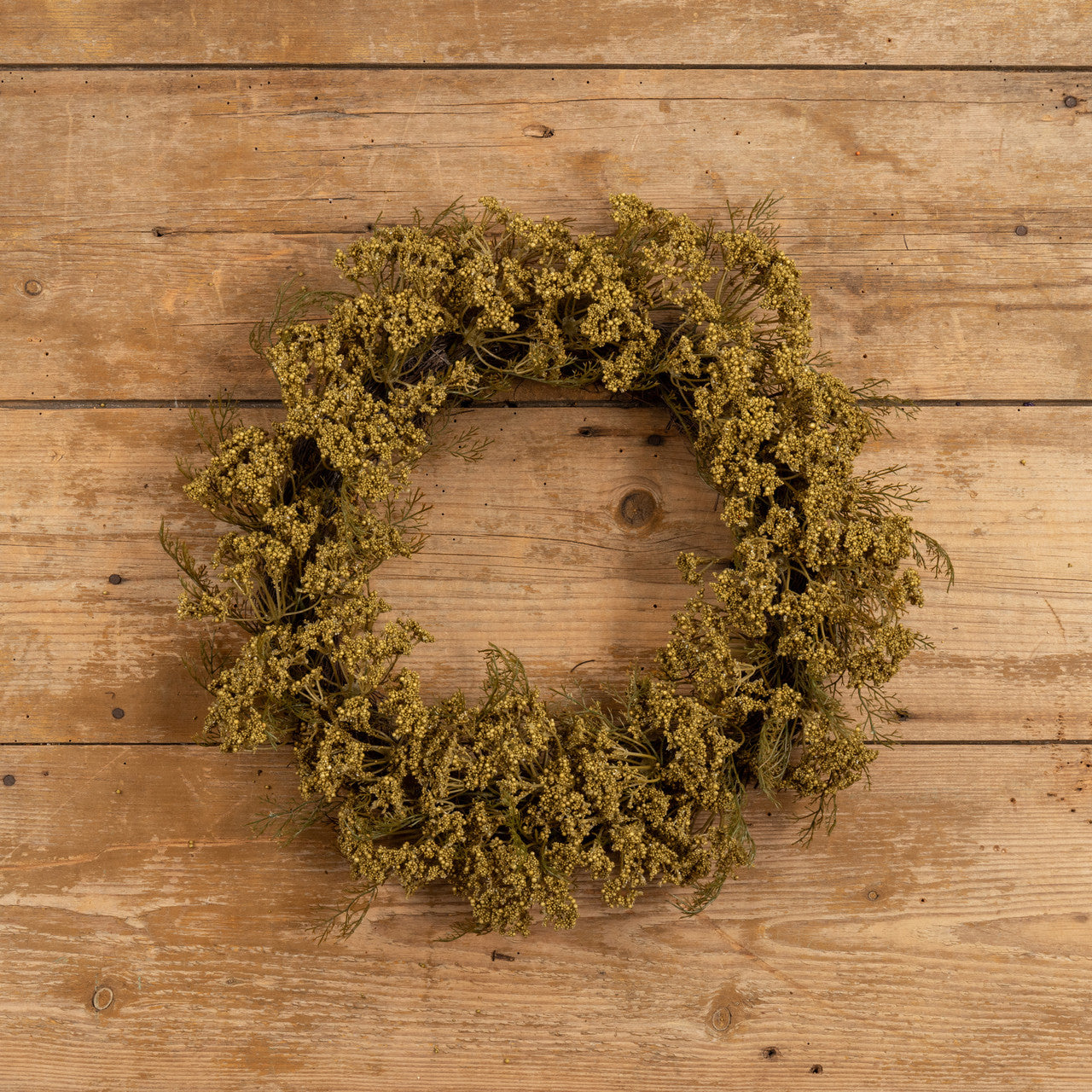 Green Queen Anne Lace Wreath