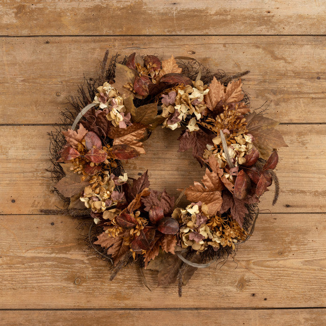 Maple Leaf &amp; Berry Wreath