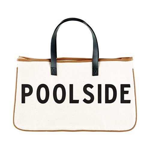 Poolside Canvas Tote