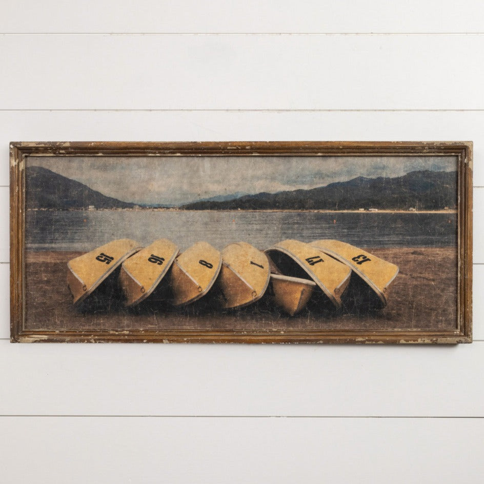 Framed Canoe Print