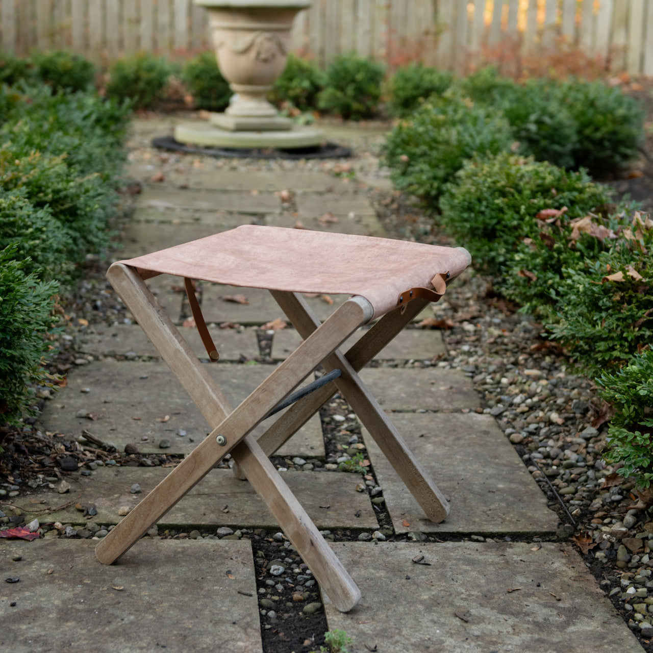 Rust Canvas Camping Chair