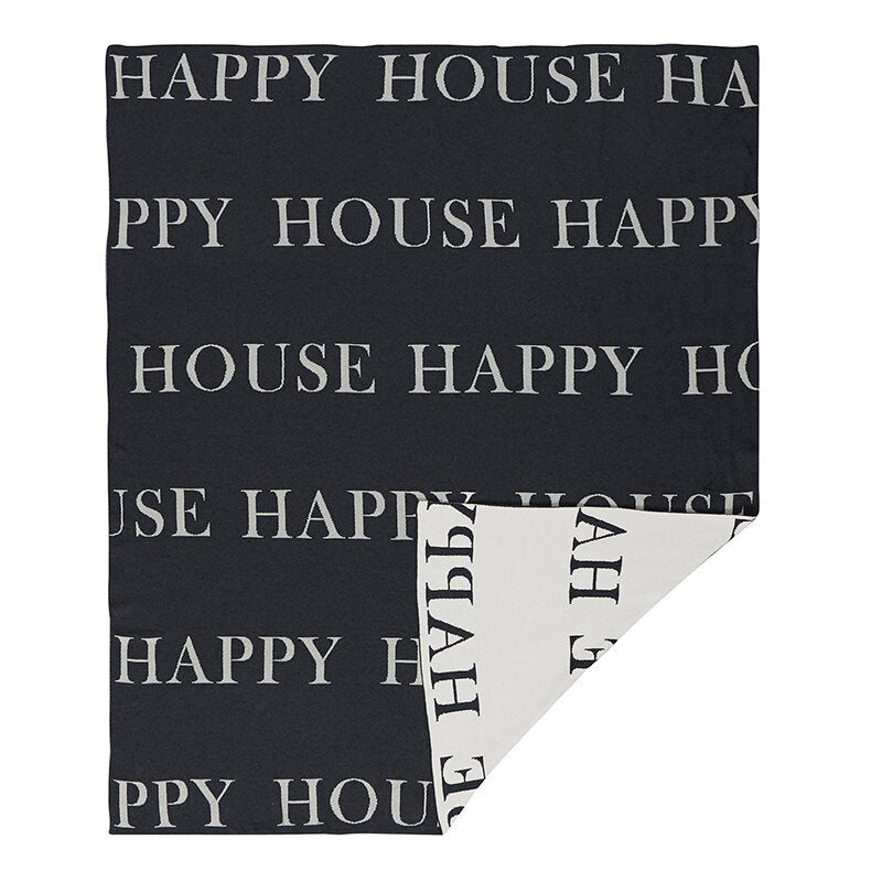 Happy House Reversible Throw