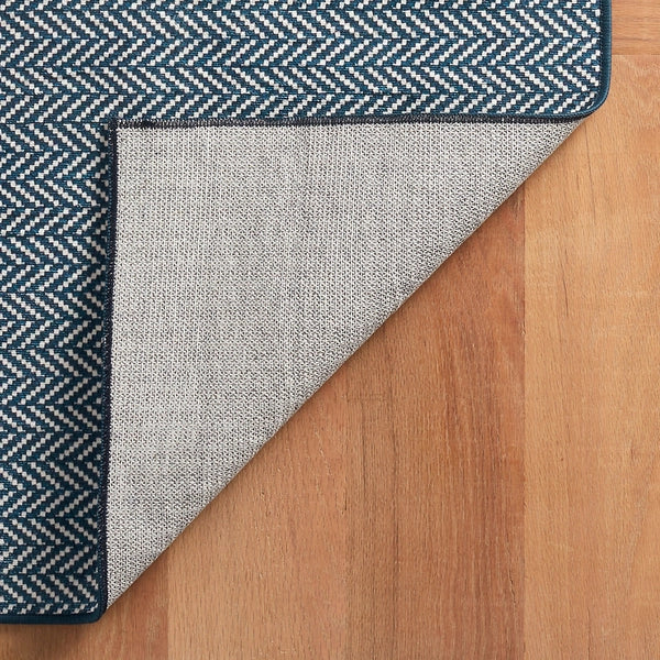 Herringbone Machine Washable Rug