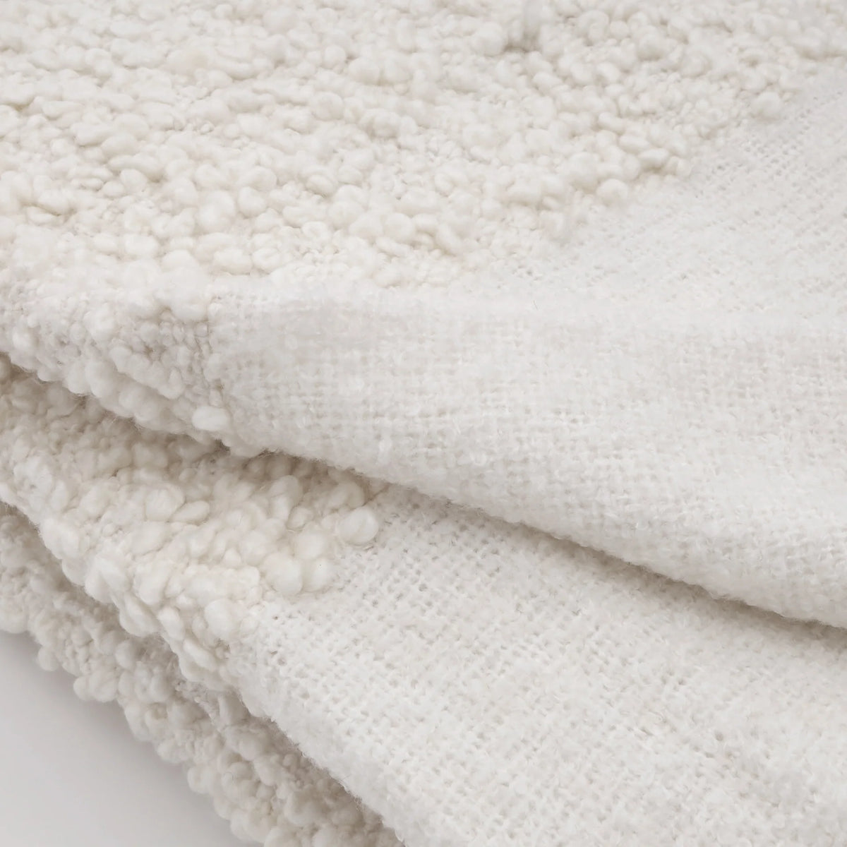 Murphy Oversized Ivory Throw by Pom Pom at Home