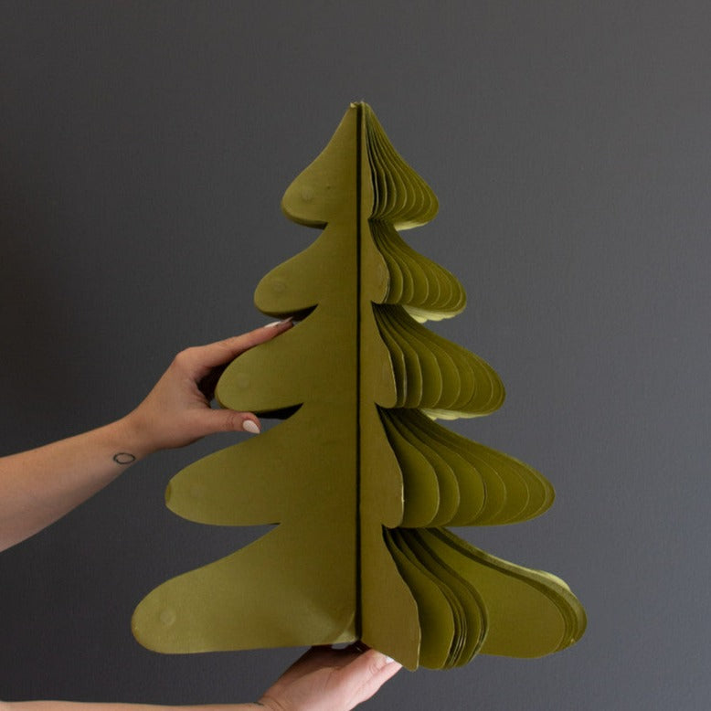 Paper Accordion Christmas Tree Set