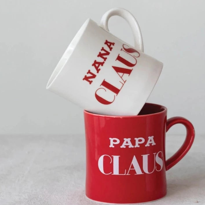 Nana & Papa Claus Stoneware Mug