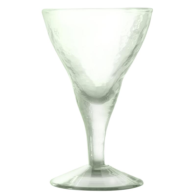 Textured Glass Goblet Set