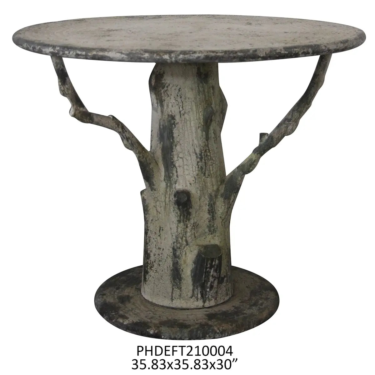 Faux Bois Tree Trunk Table