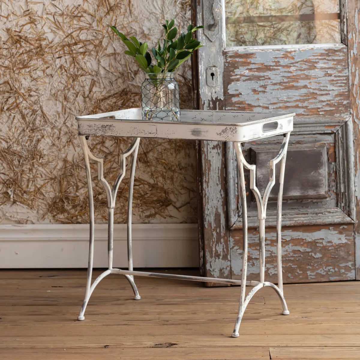 Metal Trestle Table