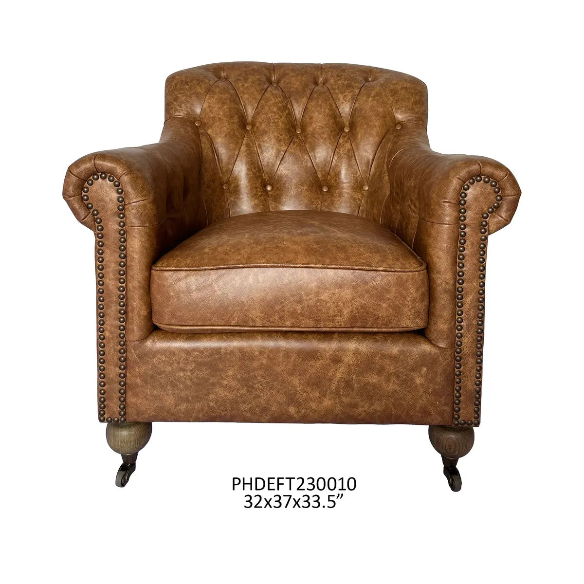 Grand Oaks Leon Leather Arm Chair