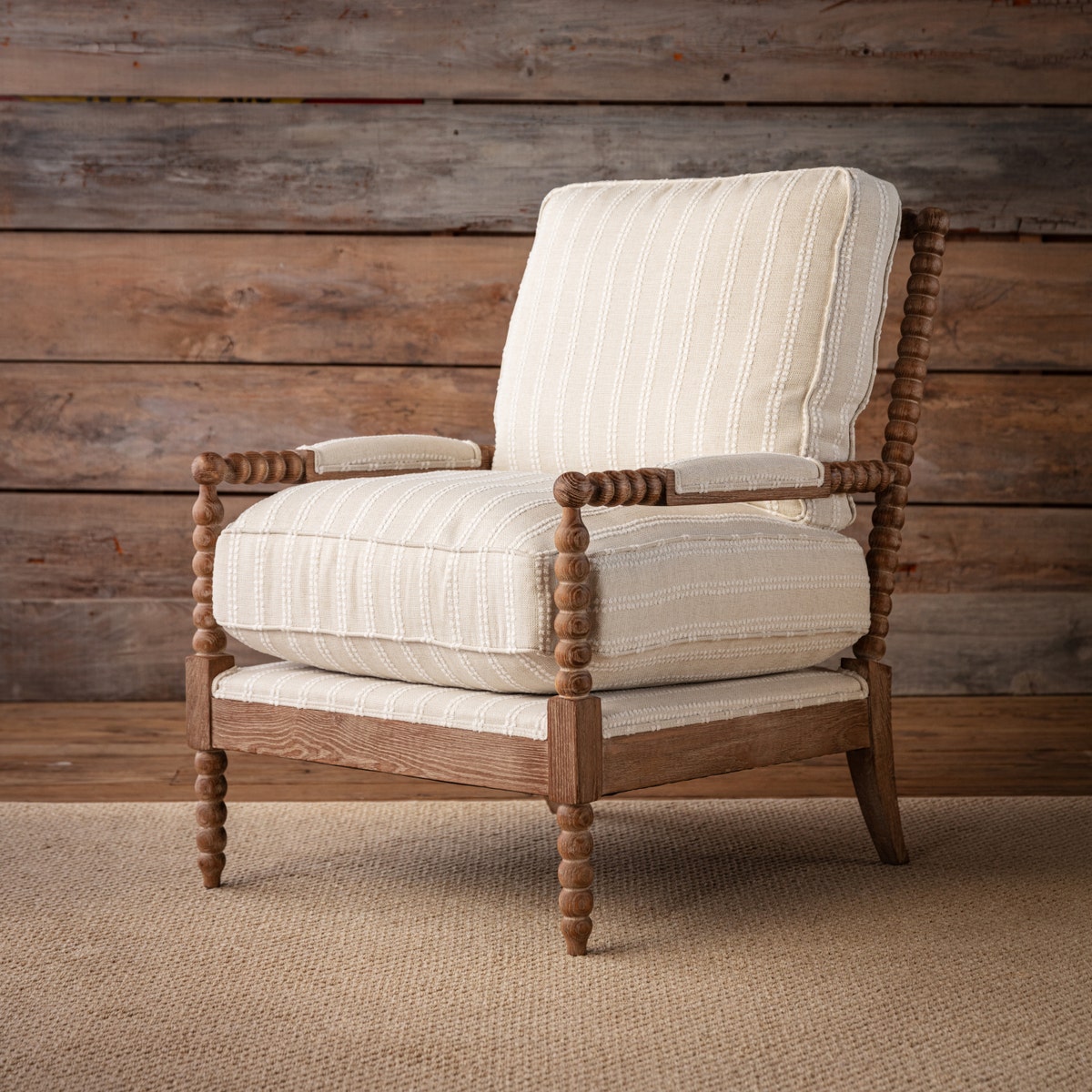 Chalk 1930 Spool Accent Chair