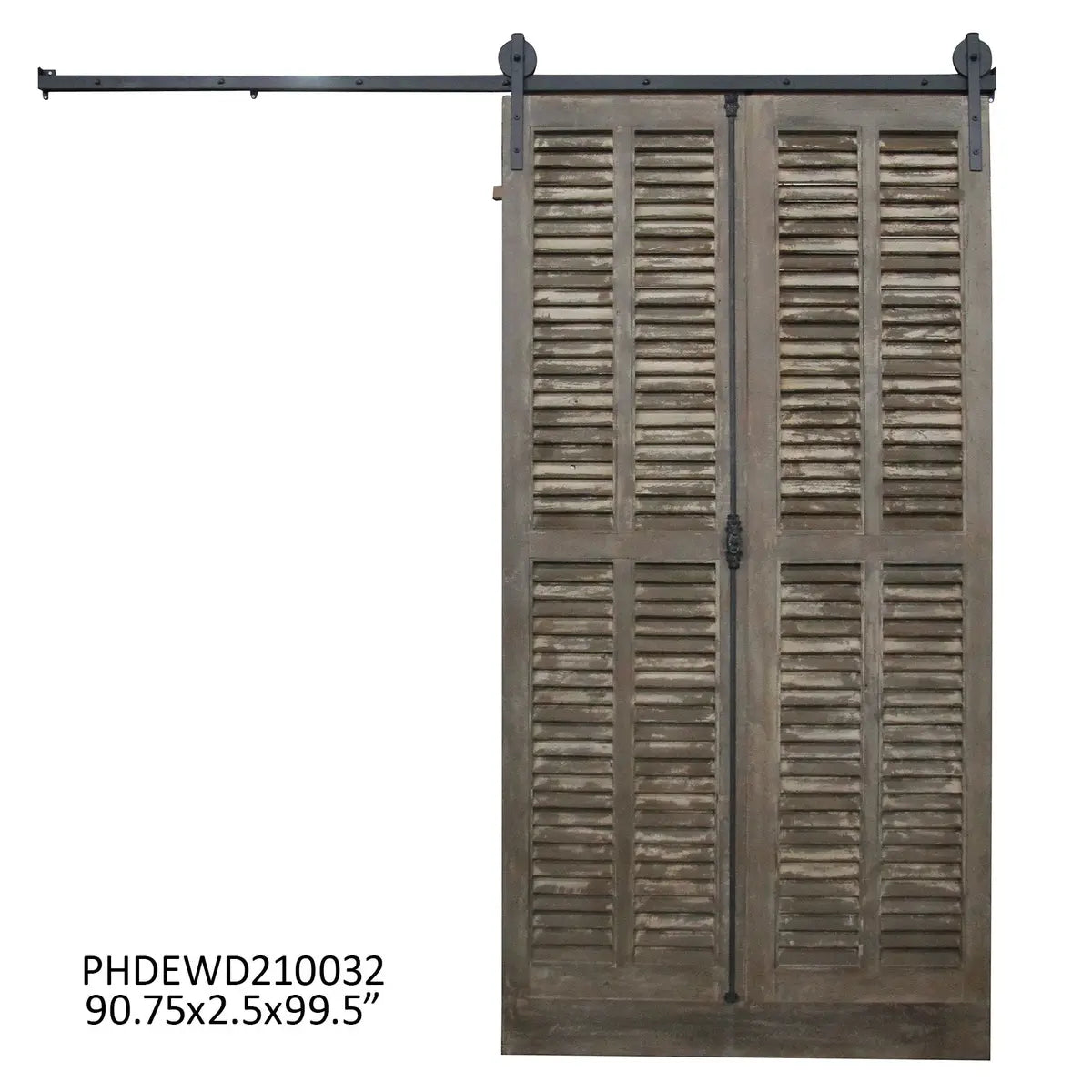 Sliding Shutter Door With Hardware