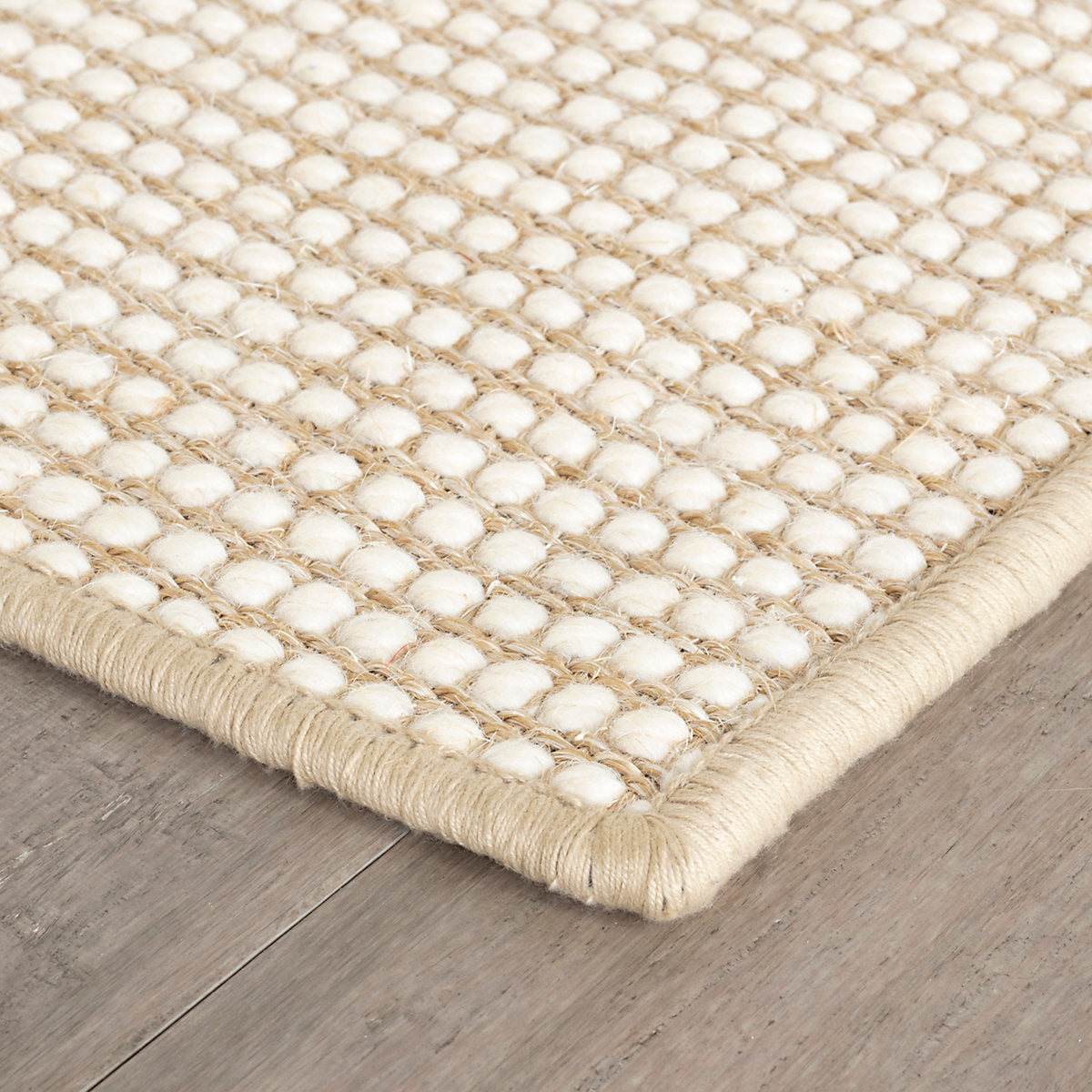 Dash & Albert Pixel Wheat Woven Sisal Rug