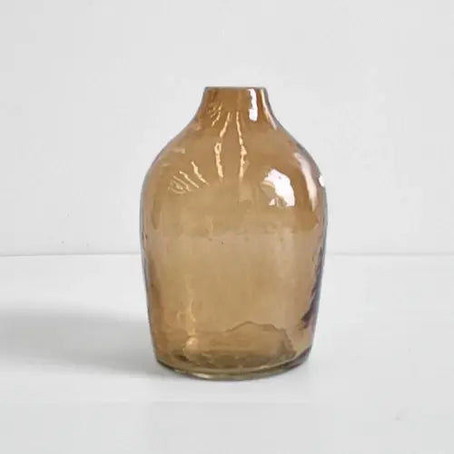 Haley Handblown Hammered Bud Vase