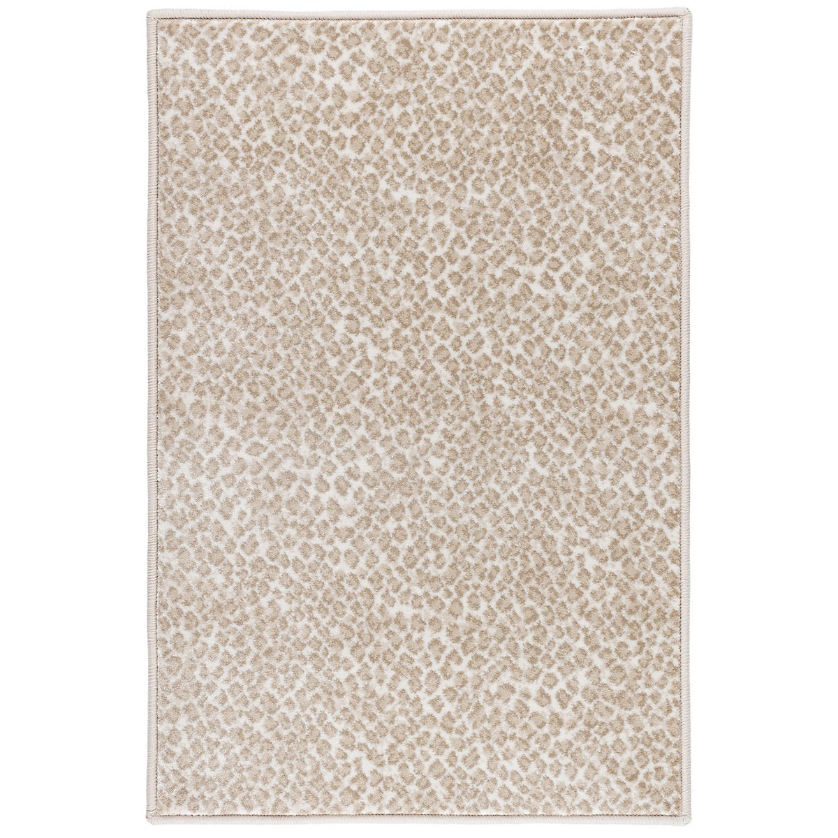 Dash & Albert Cheetah Beige Woven Custom Rug