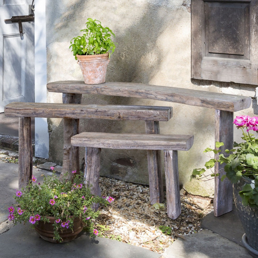 Reclaimed Wood Nesting Table Set