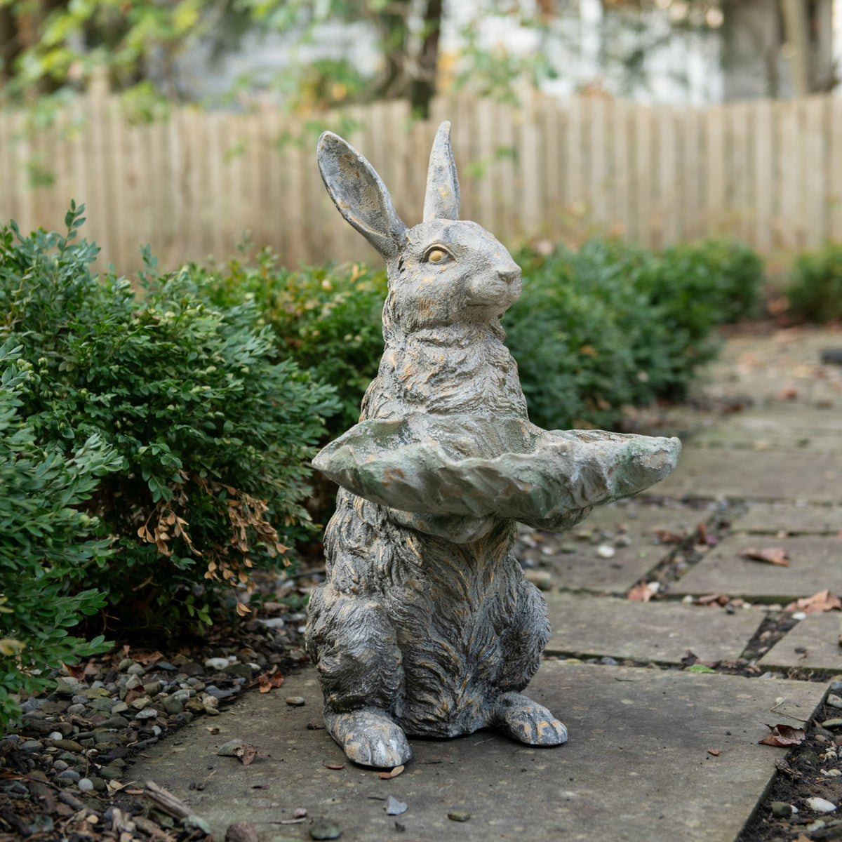 Rabbit Bird Bath