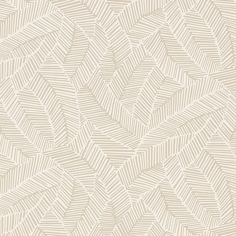 Schumacher Abstract Leaf Print Wallpaper