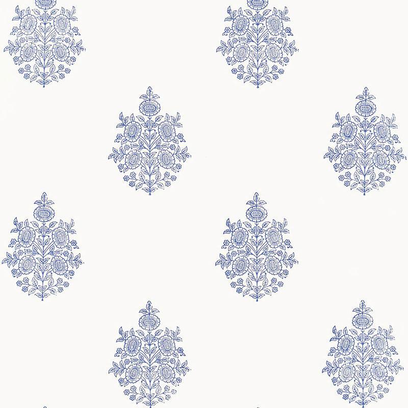 Schumacher Asara Flower Wallpaper