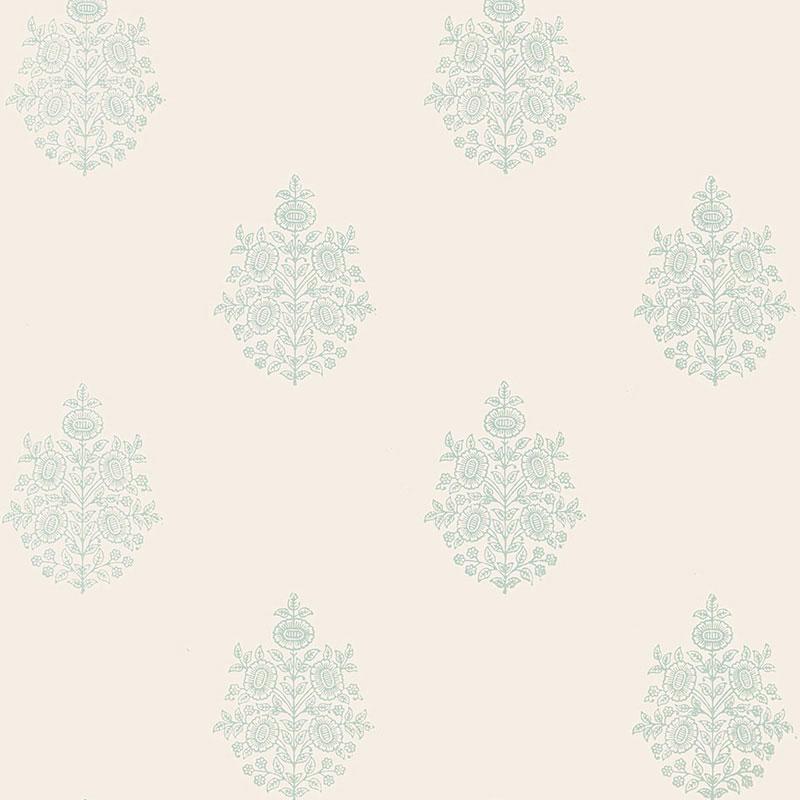 Schumacher Asara Flower Wallpaper