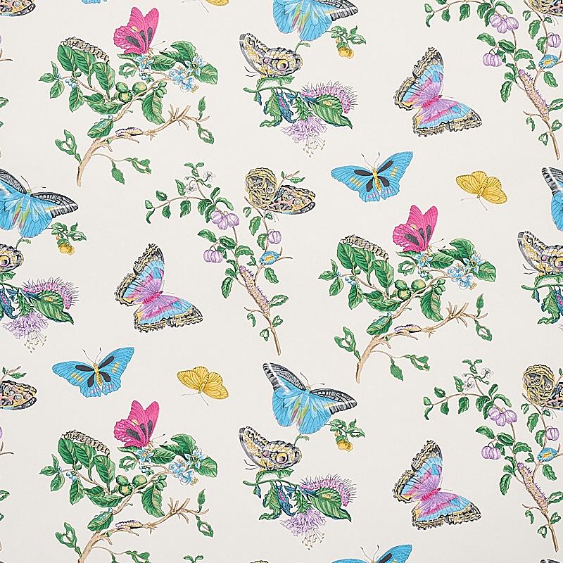 Schumacher Baudin Butterfly Wallpaper