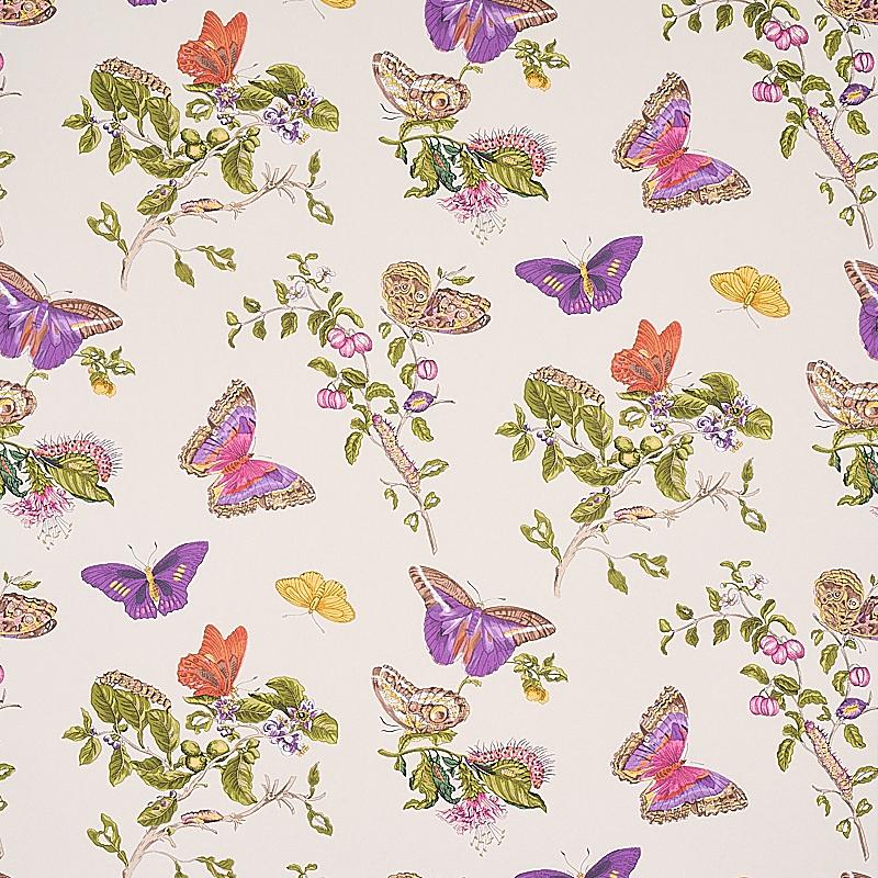 Schumacher Baudin Butterfly Wallpaper