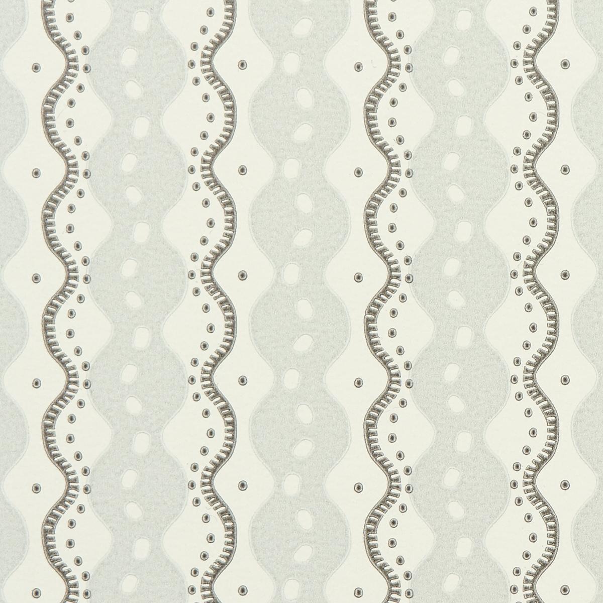 Schumacher Centipede Stripe Print Wallpaper