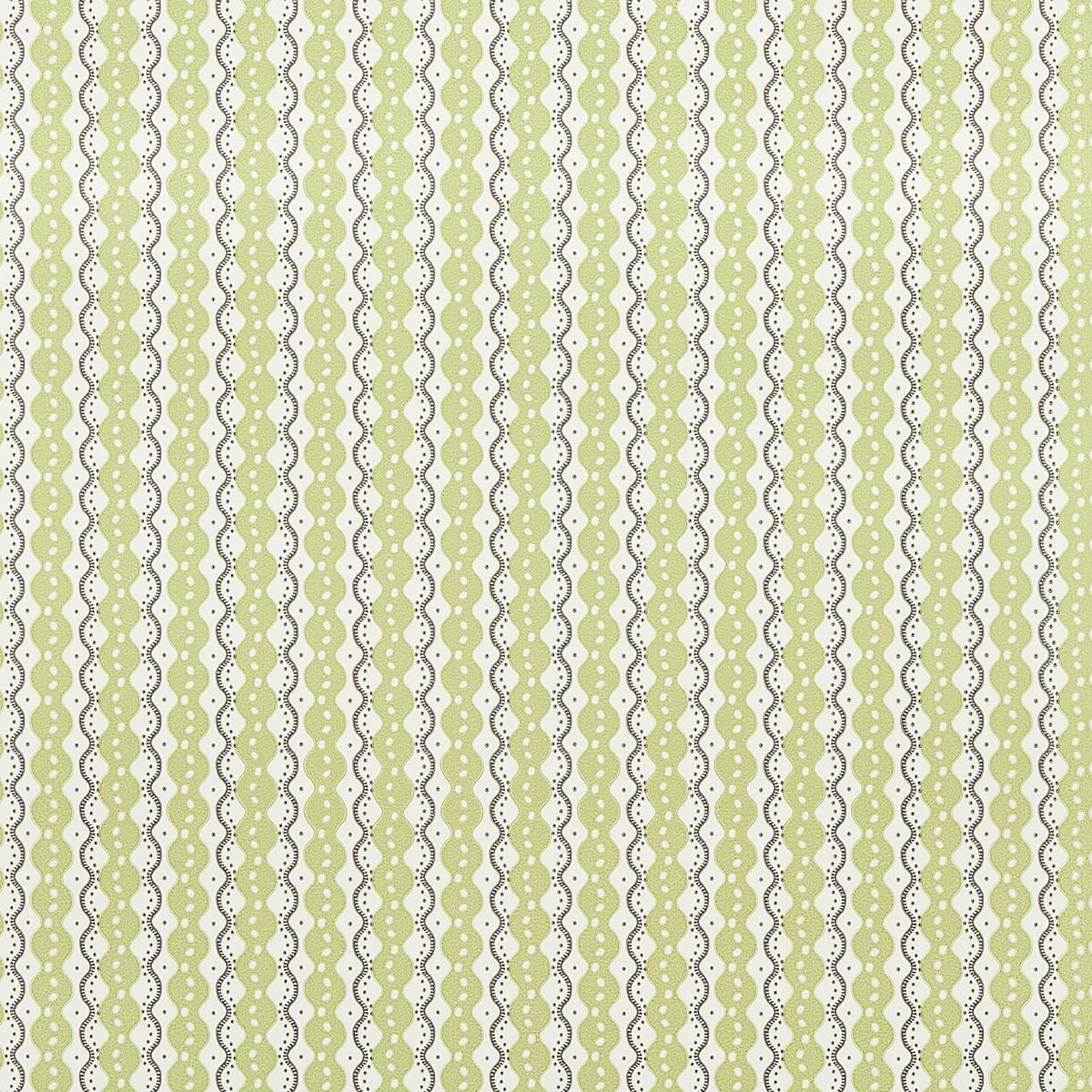 Schumacher Centipede Stripe Print Wallpaper