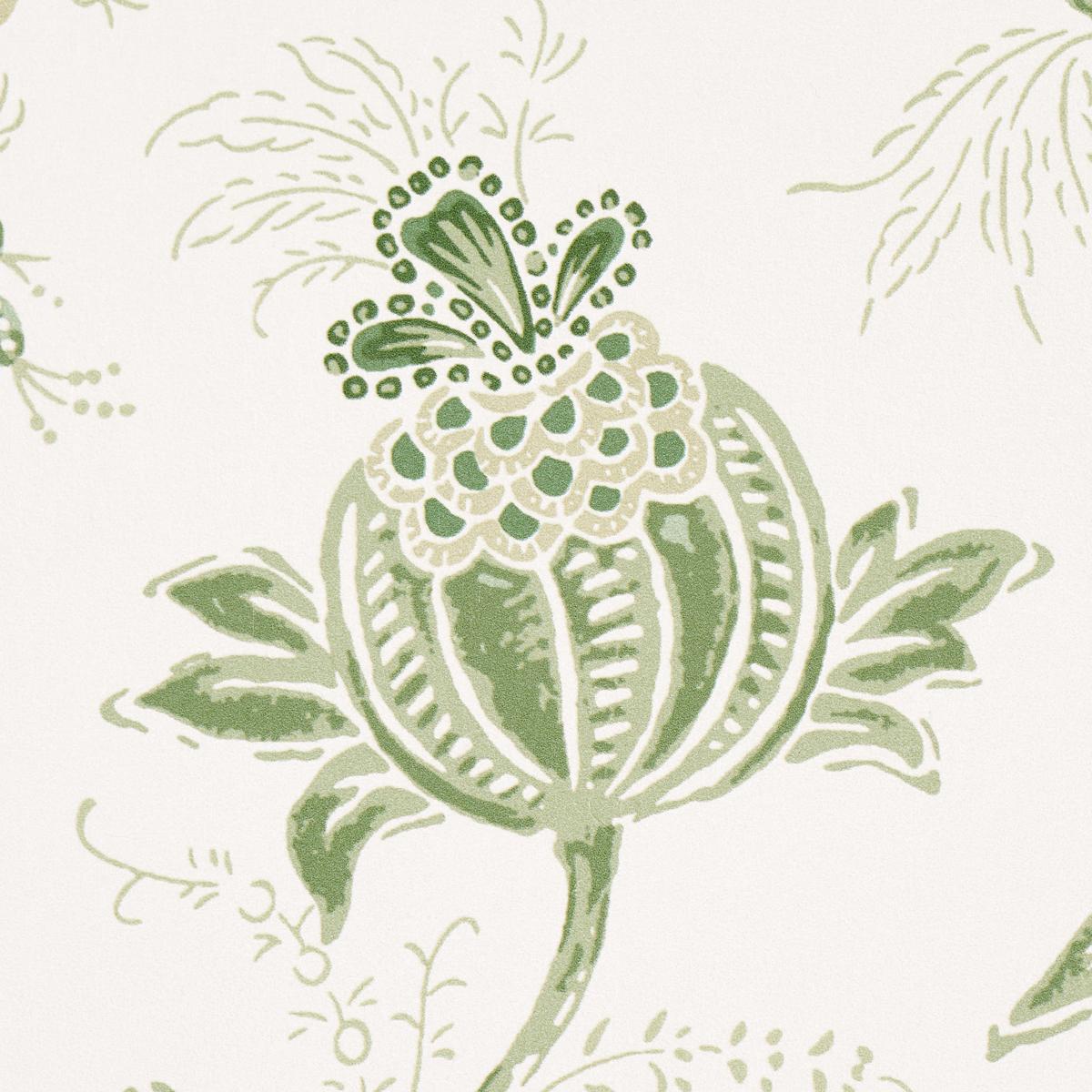 Schumacher Chinoiserie Vine Print Wallpaper