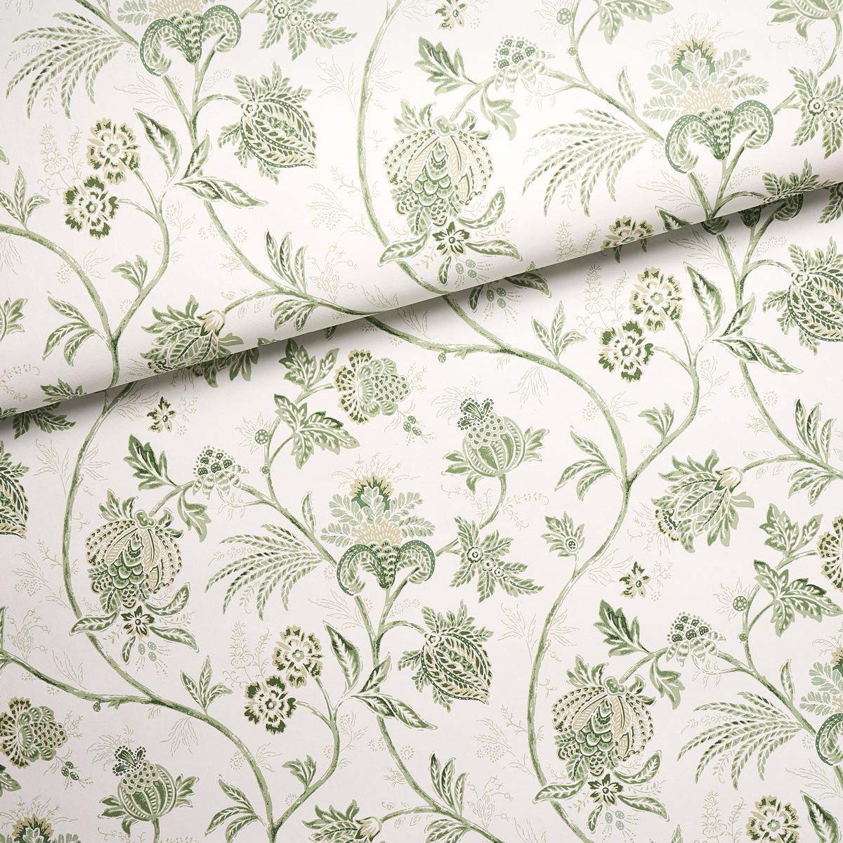 Schumacher Chinoiserie Vine Print Wallpaper