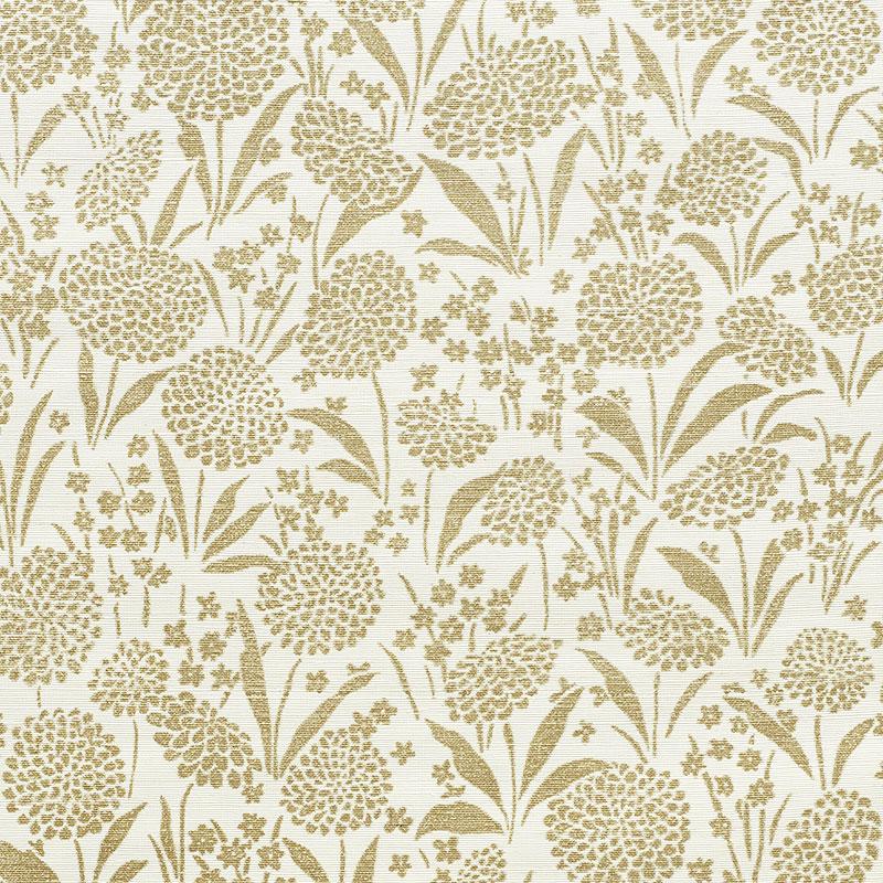 Schumacher Chrysanthemum Sisal Wallpaper