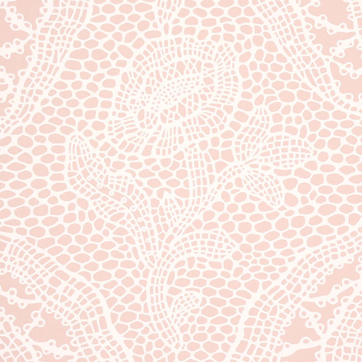 Schumacher Cosette Lace Wallpaper