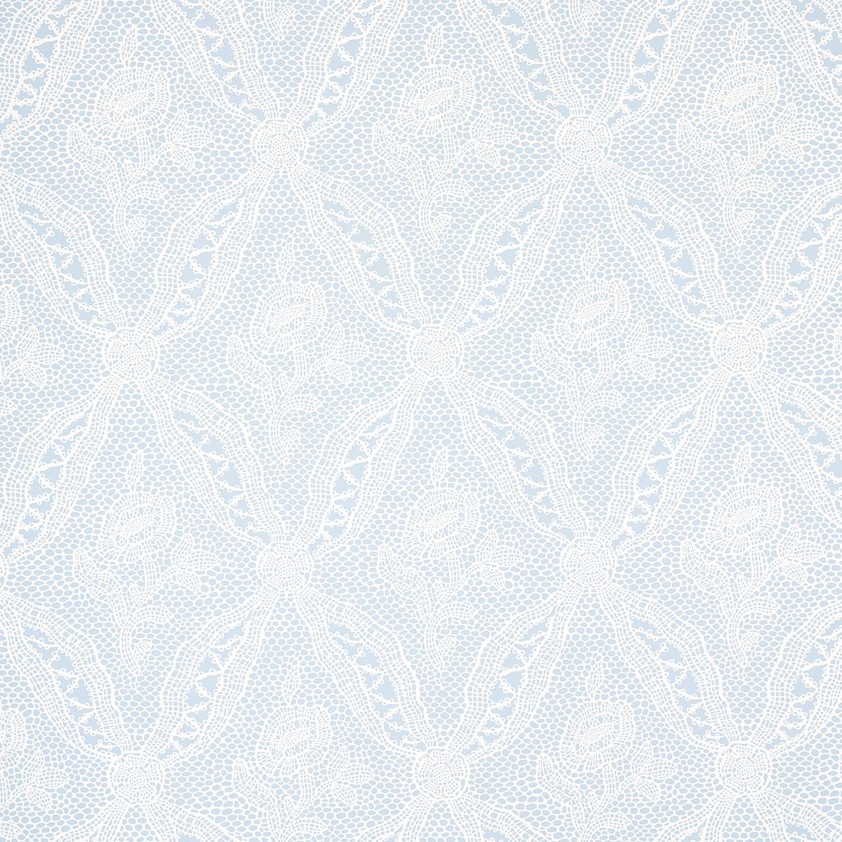 Schumacher Cosette Lace Wallpaper