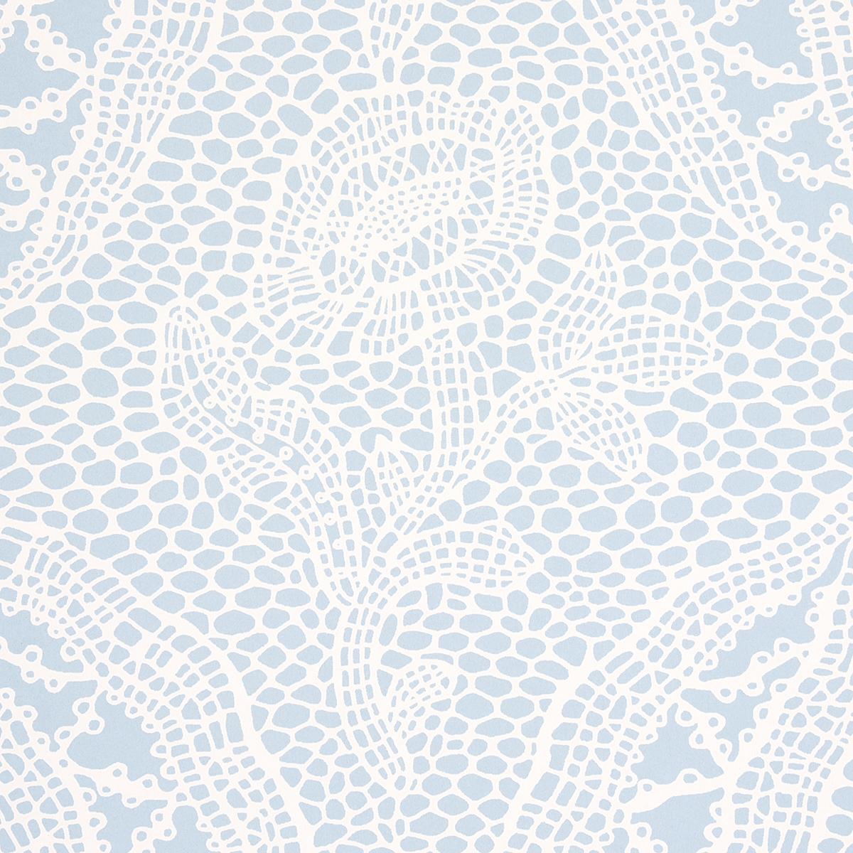 Schumacher Cosette Lace Wallpaper